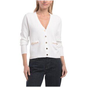 ELIE TAHARI The Oaklee Cardigan Sweater